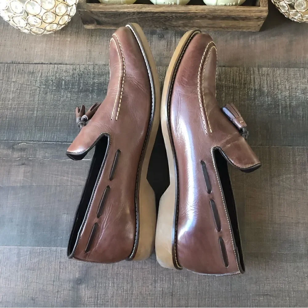 Donald Pliner Leather Loafers